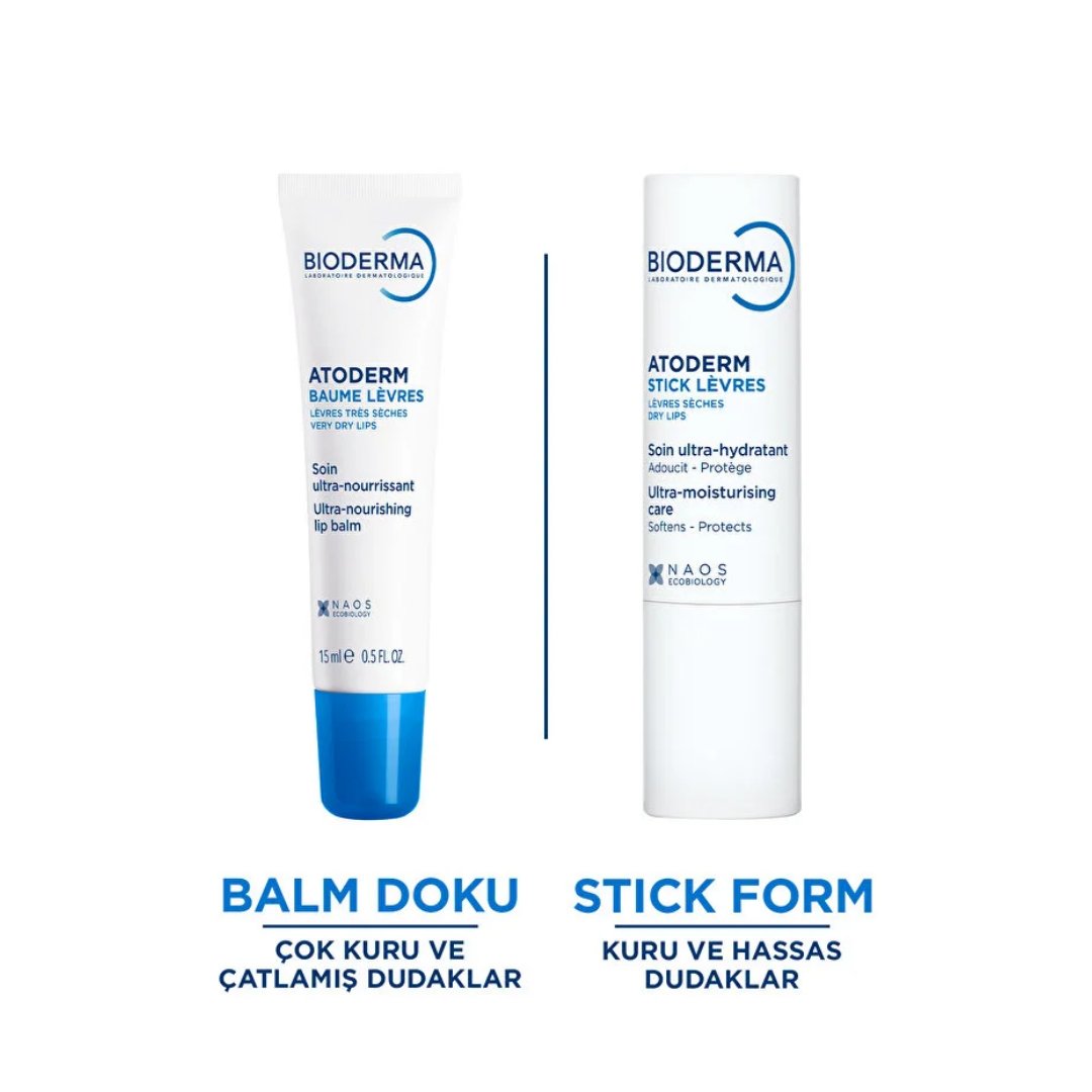 Bioderma Atoderm Lip Balm 15ml - Bioderma