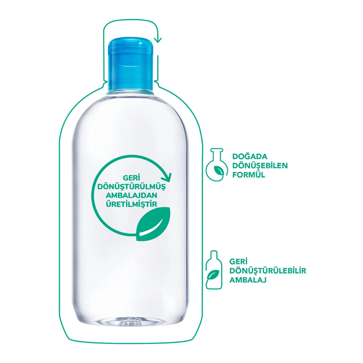 Bioderma Hydrabio H2O Yüz ve Makyaj Temizleme Suyu 500 ml - Bioderma