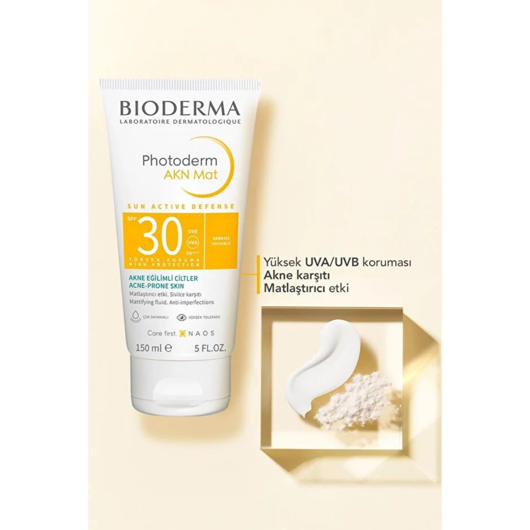 Bioderma Photoderm AKN Mat Spf30+ Güneş Koruyucu Krem 150 ml - Bioderma