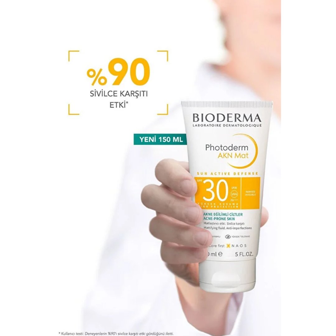 Bioderma Photoderm AKN Mat Spf30+ Güneş Koruyucu Krem 150 ml - Bioderma