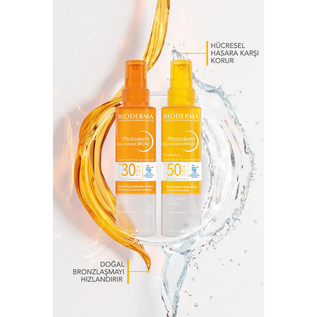 Bioderma Photoderm Anti OX Sun Protective Water SPF50 Yaşlanma Karşıtı Antioksidan Güneş Koruyucu 200 ml - Bioderma