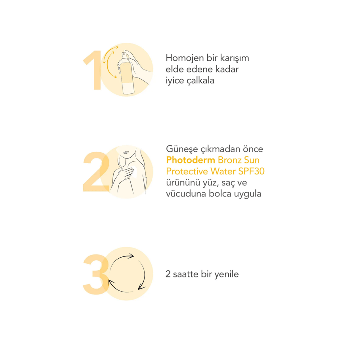 Bioderma Photoderm Bronz Sun Protective Water SPF30 200 ml - Bioderma