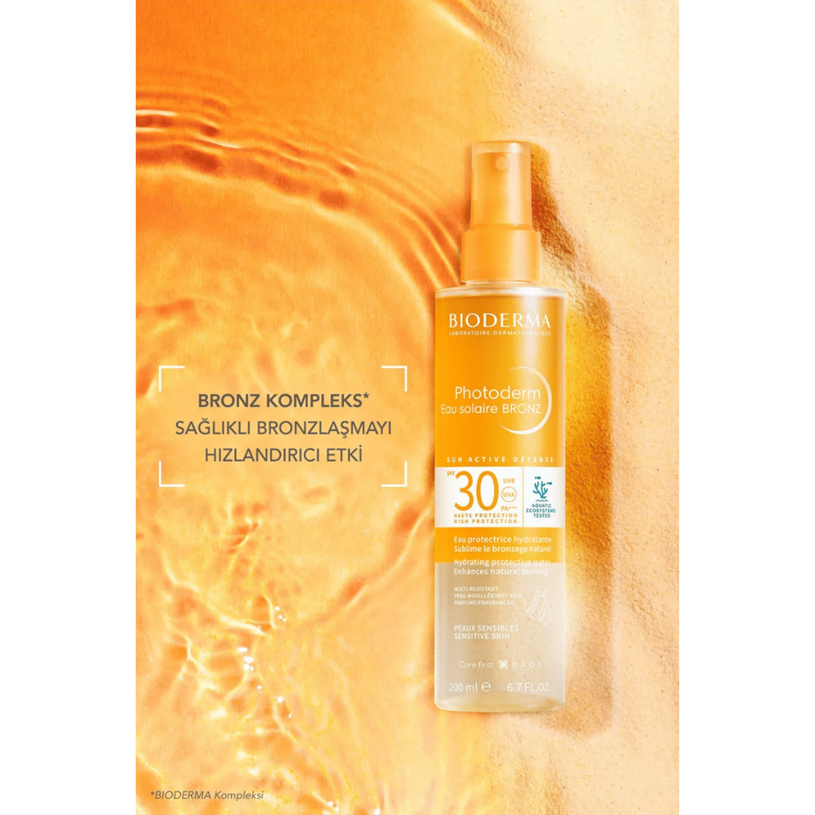 Bioderma Photoderm Bronz Sun Protective Water SPF30 200 ml - Bioderma