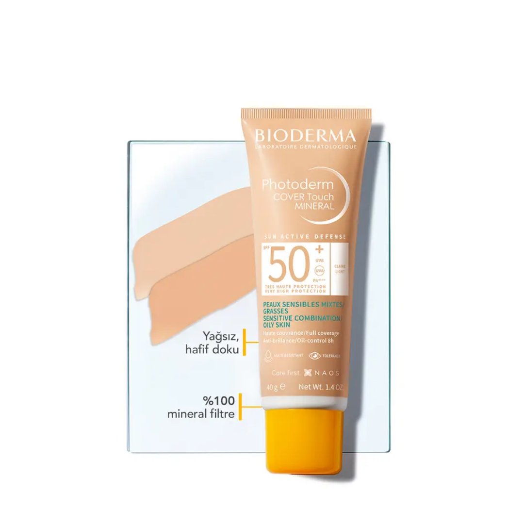 Bioderma Photoderm Cover Touch Spf50+ Light 40 Ml - Bioderma