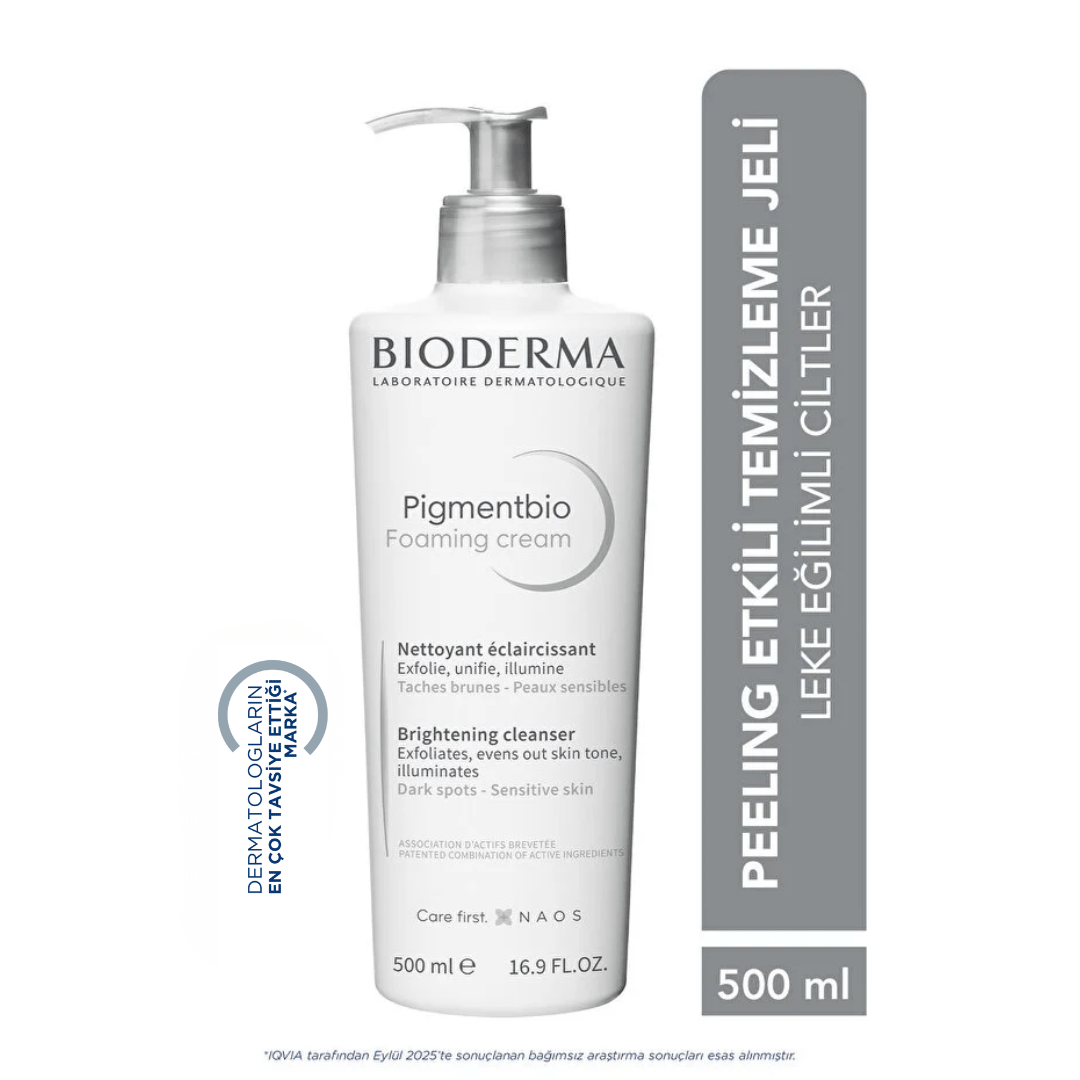 Bioderma Pigmentbio Foaming Cream 500 ml + Pigmentbio Night Renewer 50 ml Leke Karşıtı Temizleme ve Gece Bakım Seti - Bioderma