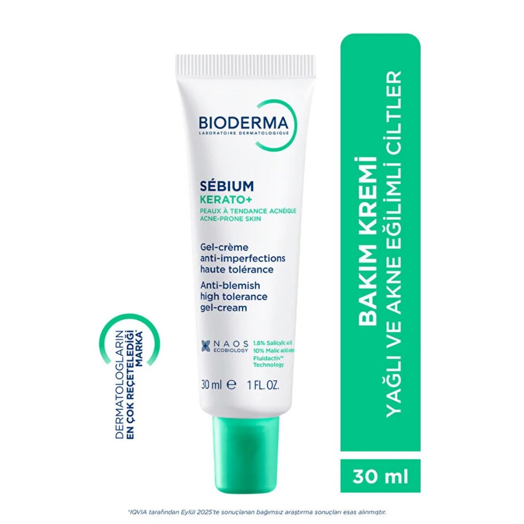 Bioderma Sebium Temizleme Jeli 500 ml ve Nemlendirici Jel Krem 30 ml Seti Yağlı ve Akneye Eğilimli Ciltler - Bioderma