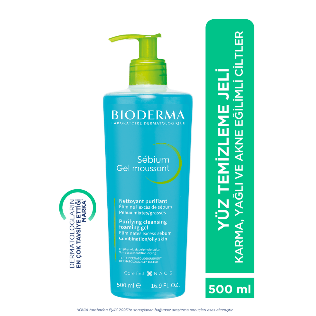 Bioderma Sebium Yüz Temizleme Jeli + Photoderm AKN Mat SPF 30 Güneş Koruyucu Seti - Bioderma