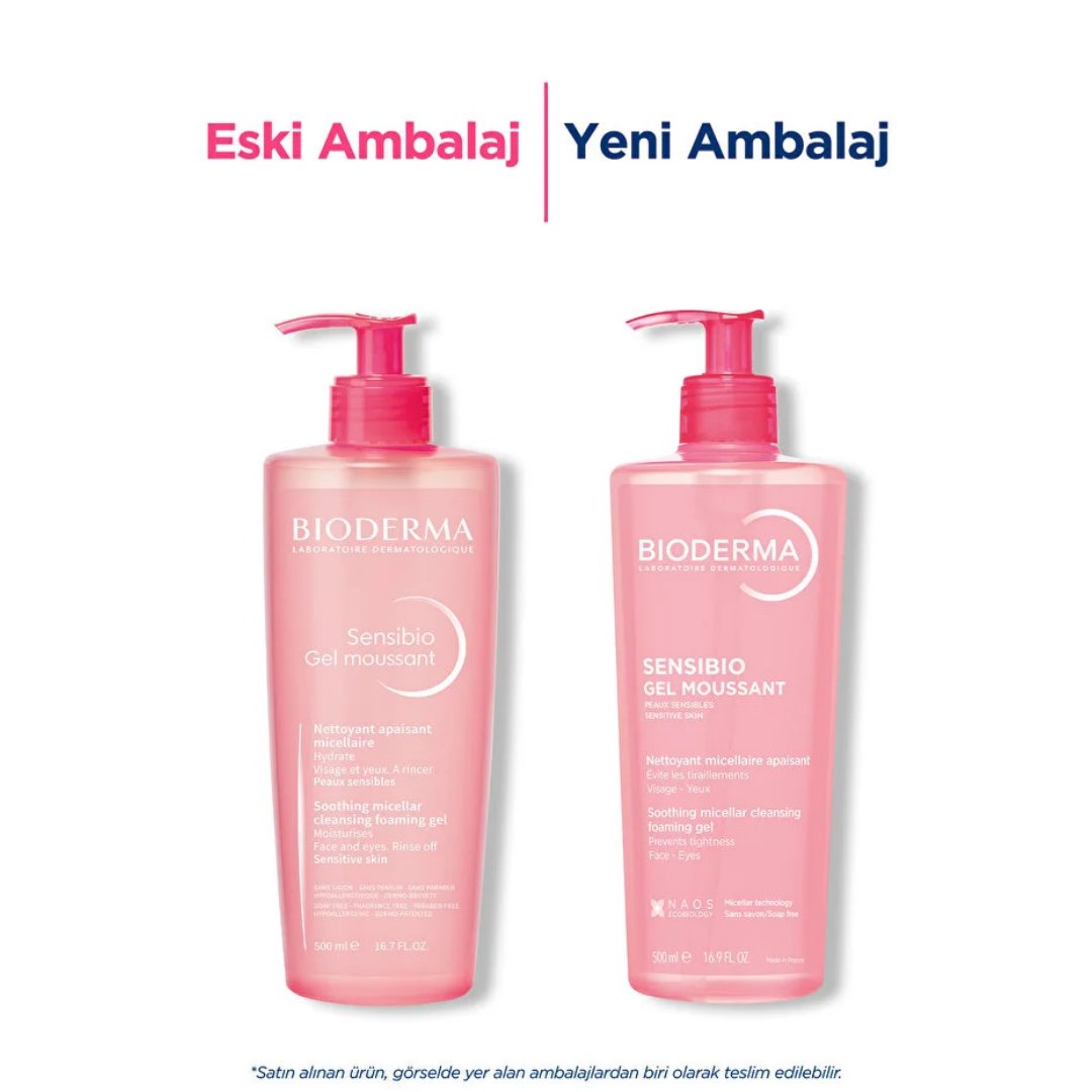 Bioderma Sensibio Foaming Cilt Temizleme Jeli 500 ml - Bioderma