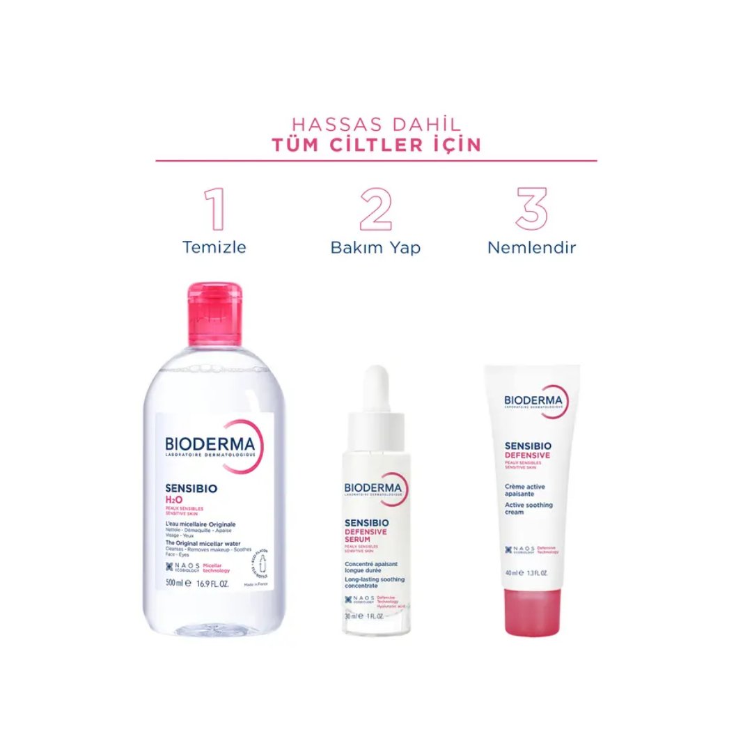 Bioderma Sensibio H2O Yüz ve Makyaj Temizleme Suyu 250 ml - Bioderma