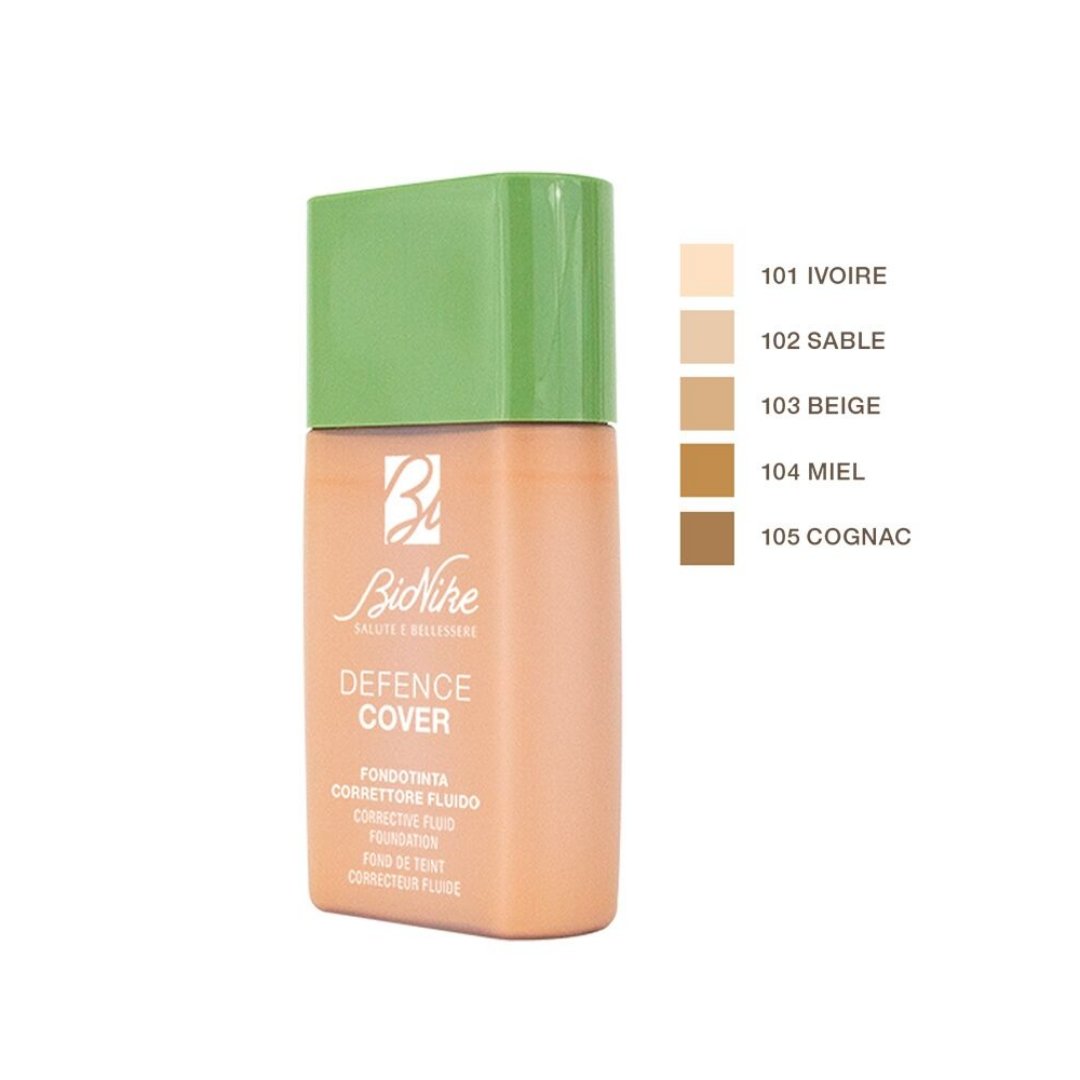 BioNike Defence Cover Kapatıcı Likit Fondöten SPF30 101 Ivoire 40 ml - BioNike