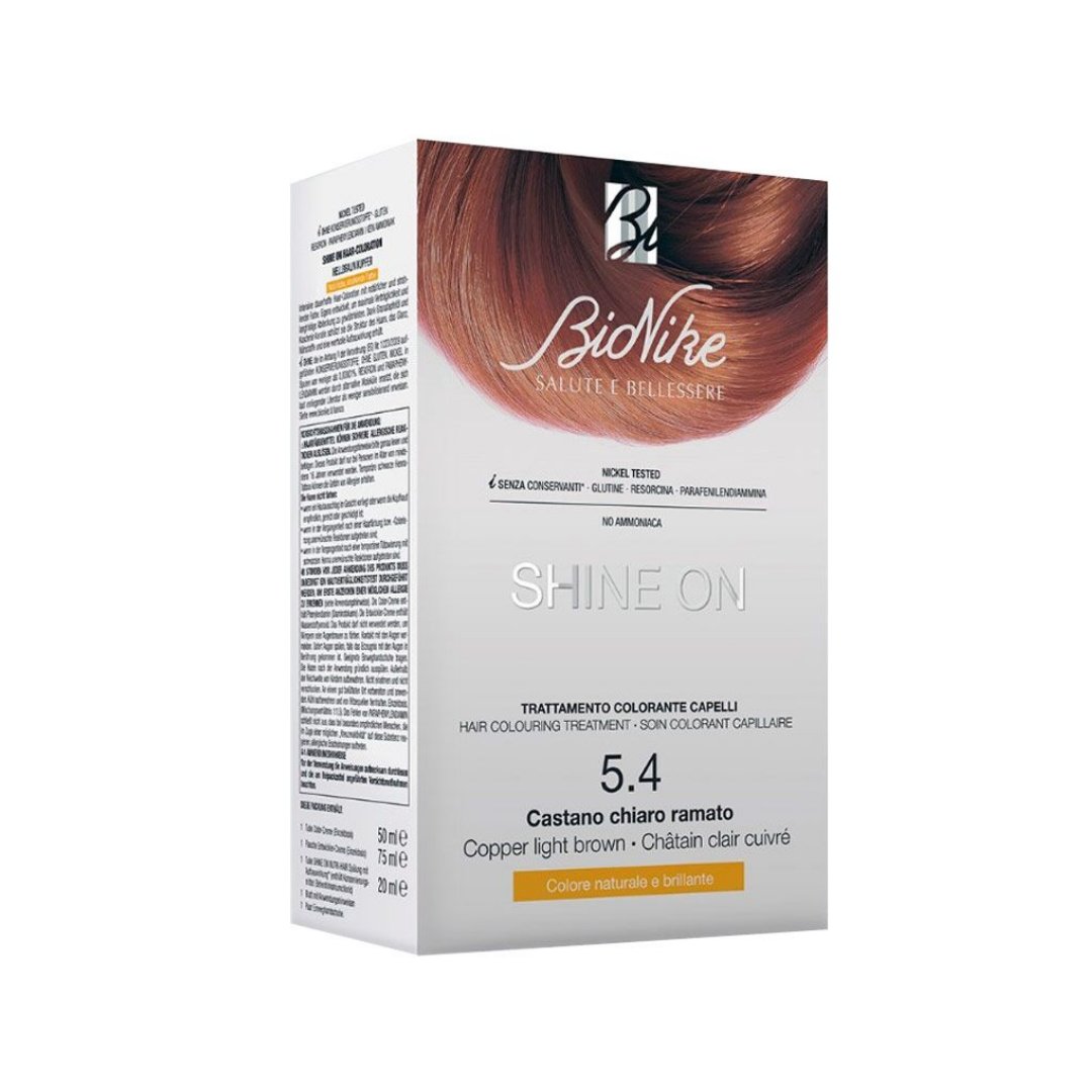 Bionike Shine On Saç Boyama Kiti Açık Bakır Kahverengi NO:5.4 - BioNike