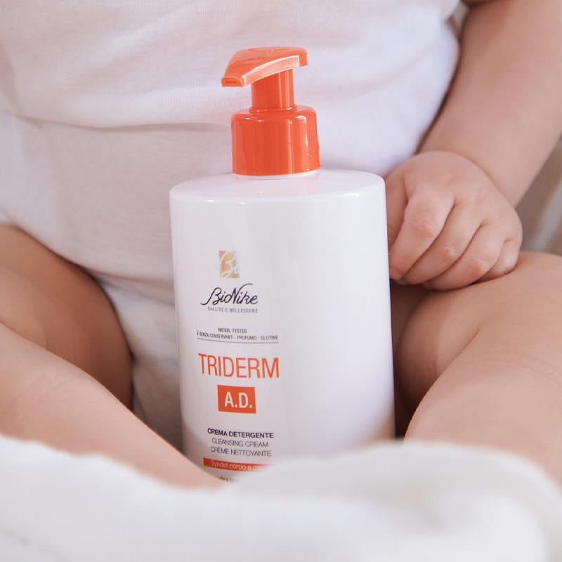 BioNike Triderm AD Saç ve Vücut Temizleyici Krem 490 ml - BioNike