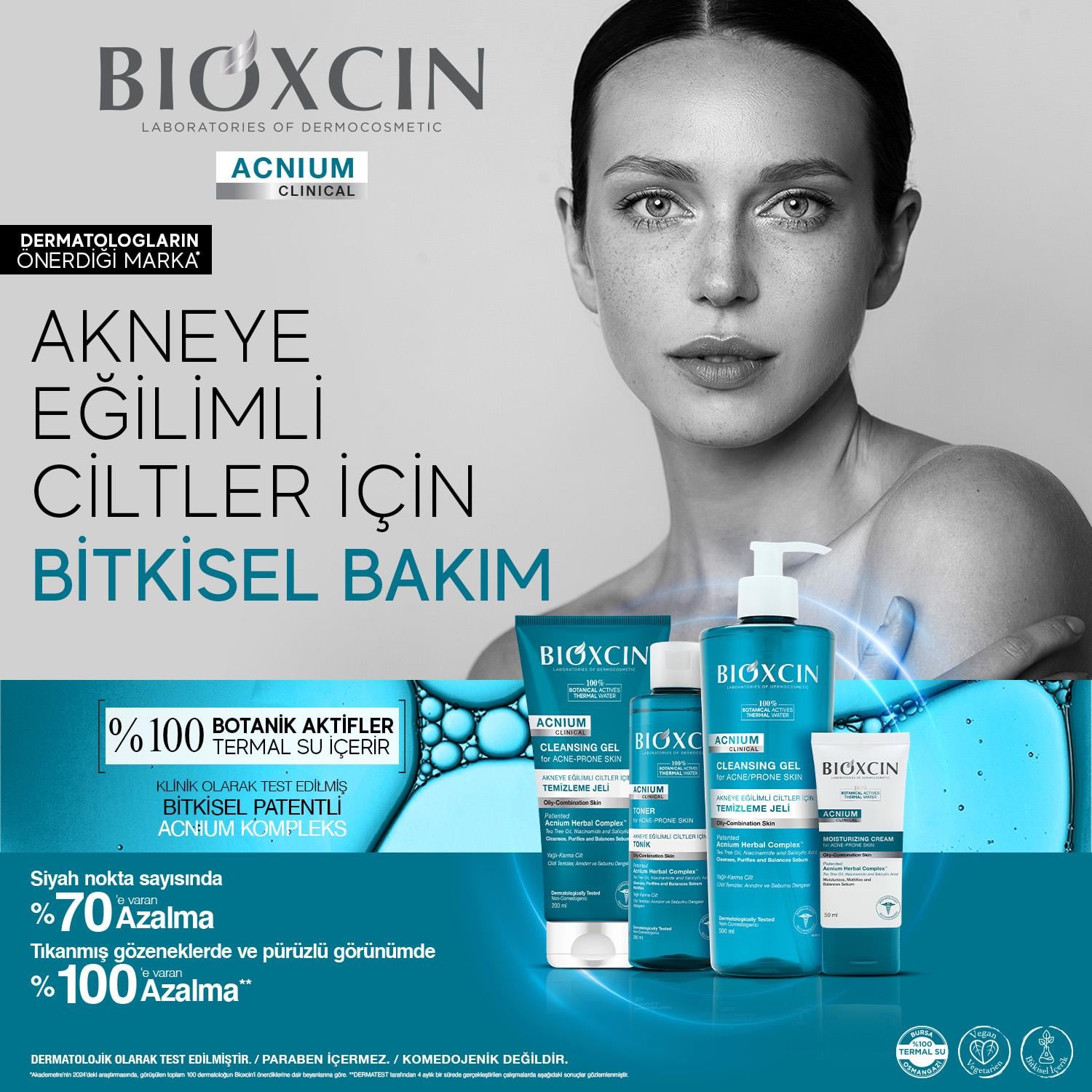 Bioxcin Acnium Sebum Dengeleyici Nemlendirici Krem 50 ml - Bioxcin