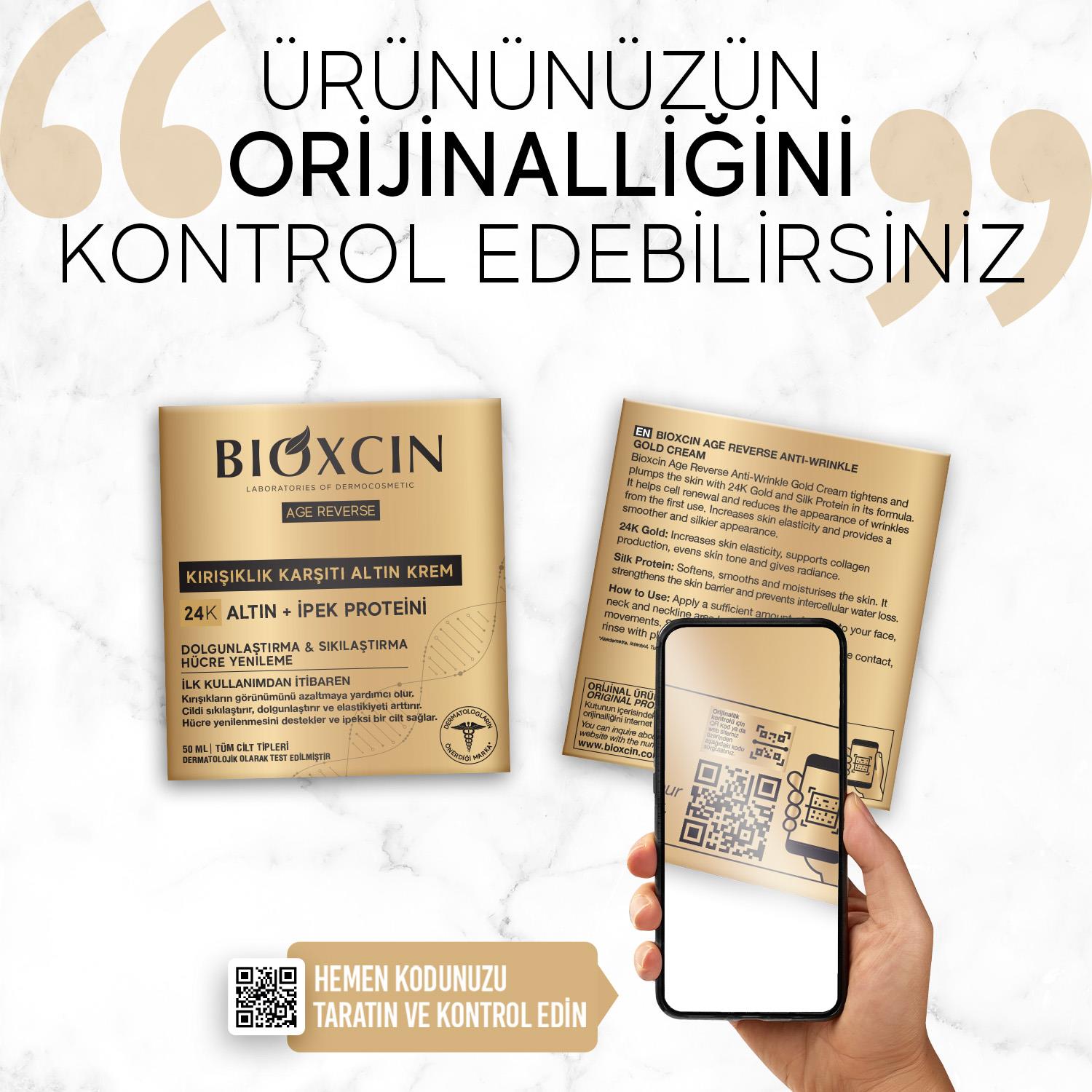 Bioxcin Age Reverse Kırışıklık Karşıtı Altın Krem 50 ml - Bioxcin