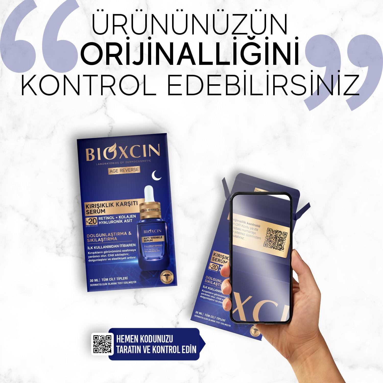 Bioxcin Age Reverse Kırışıklık Karşıtı Gece Serumu 30 ml - Bioxcin