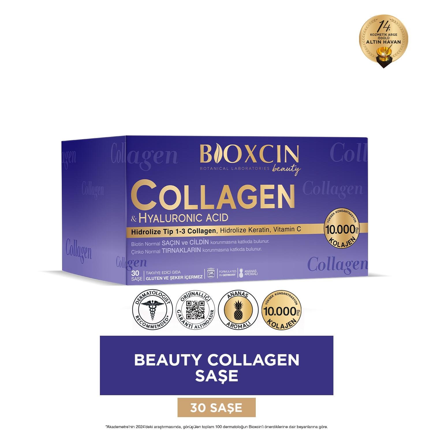 Bioxcin Beauty Collagen 30 Toz Saşe - Bioxcin