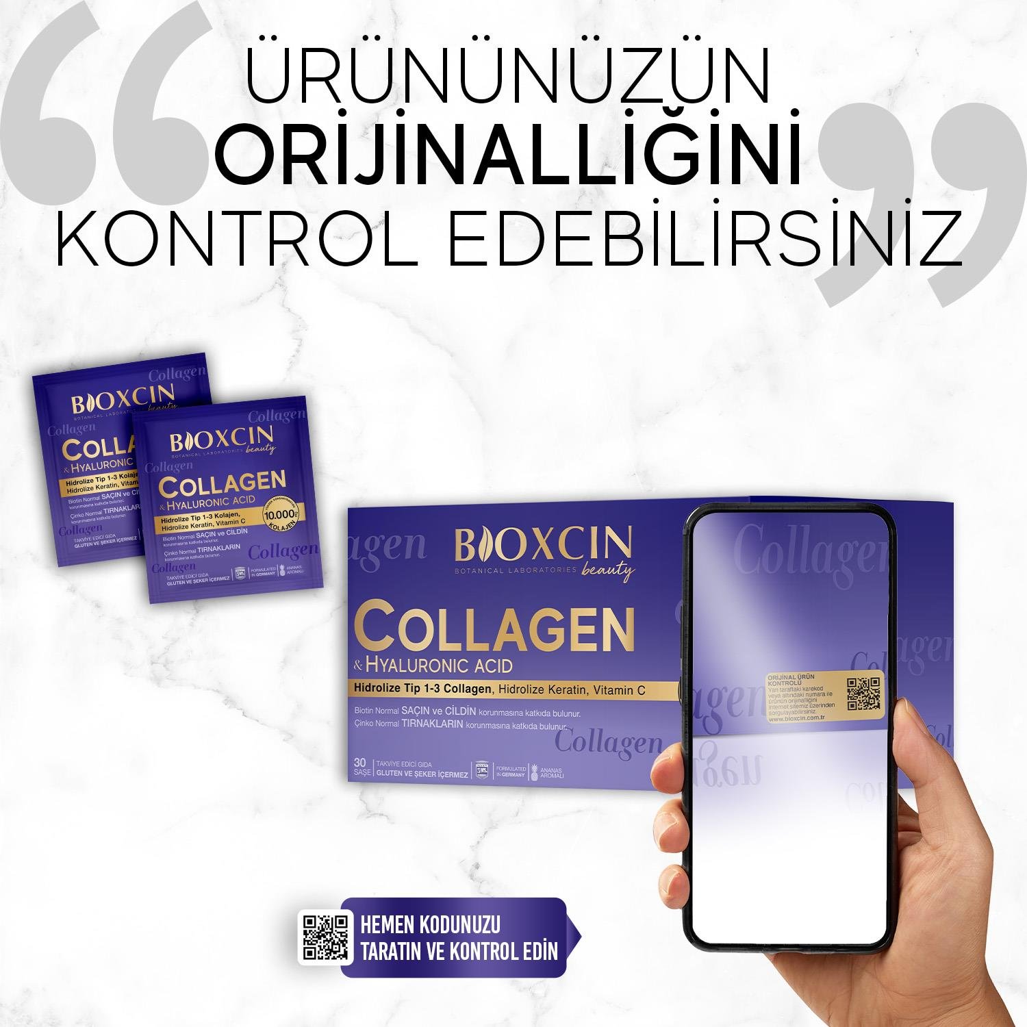 Bioxcin Beauty Collagen 30 Toz Saşe - Bioxcin