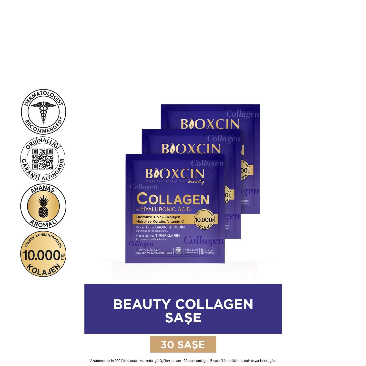 Bioxcin Beauty Collagen 30 Toz Saşe - Bioxcin