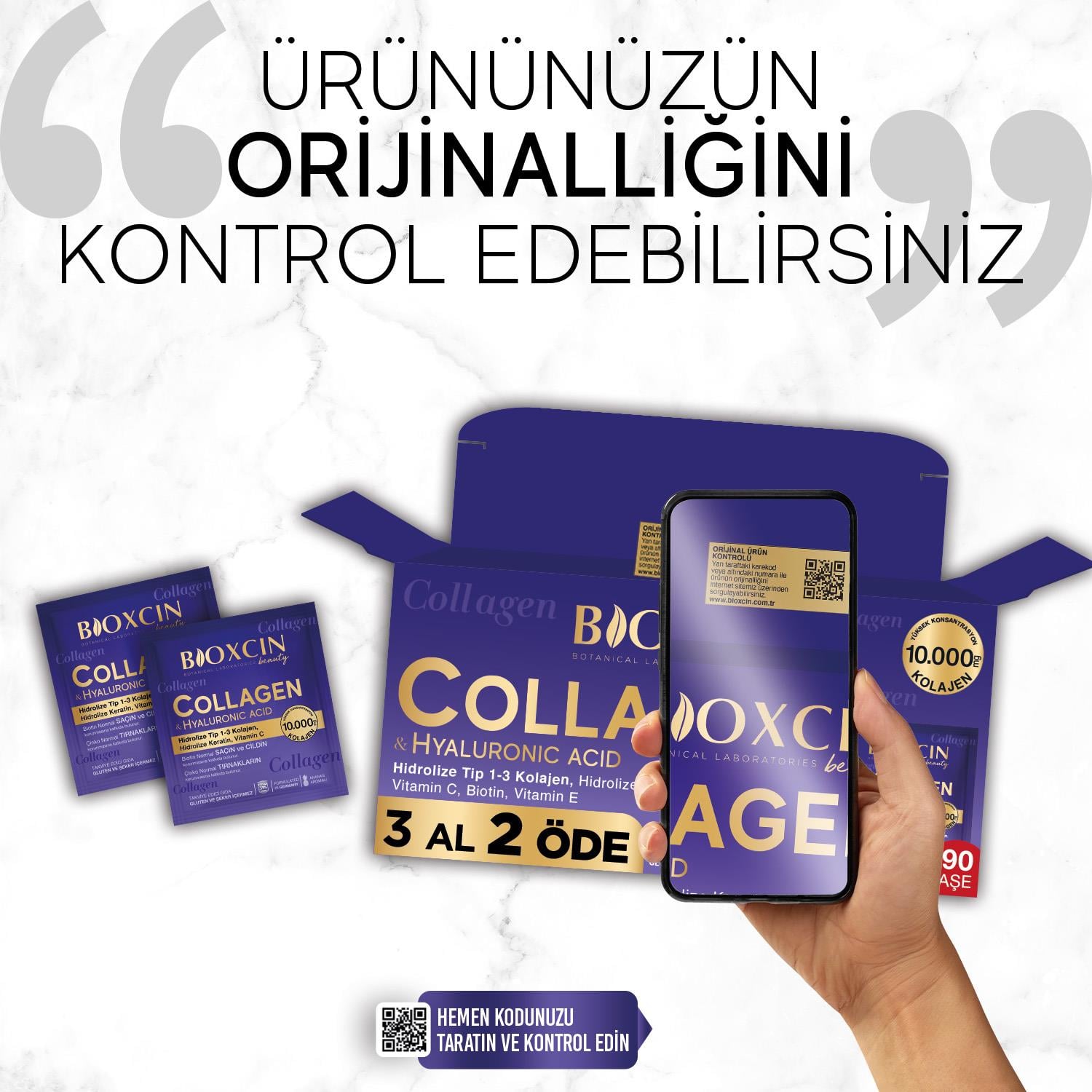 Bioxcin Beauty Collagen 90 Saşe 3 Al 2 Öde - Bioxcin