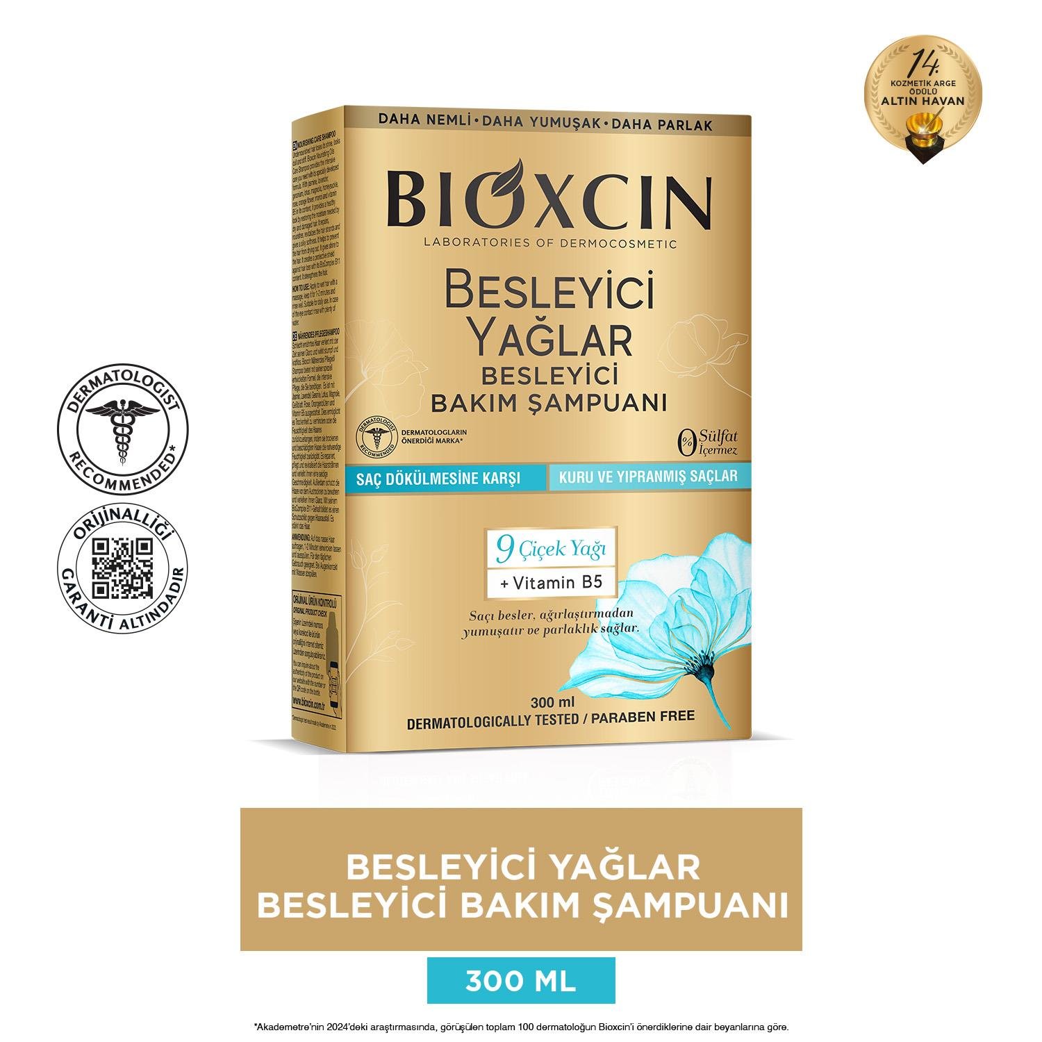 Bioxcin Besleyici Yağlar Bakım Şampuanı 300 ml - Bioxcin