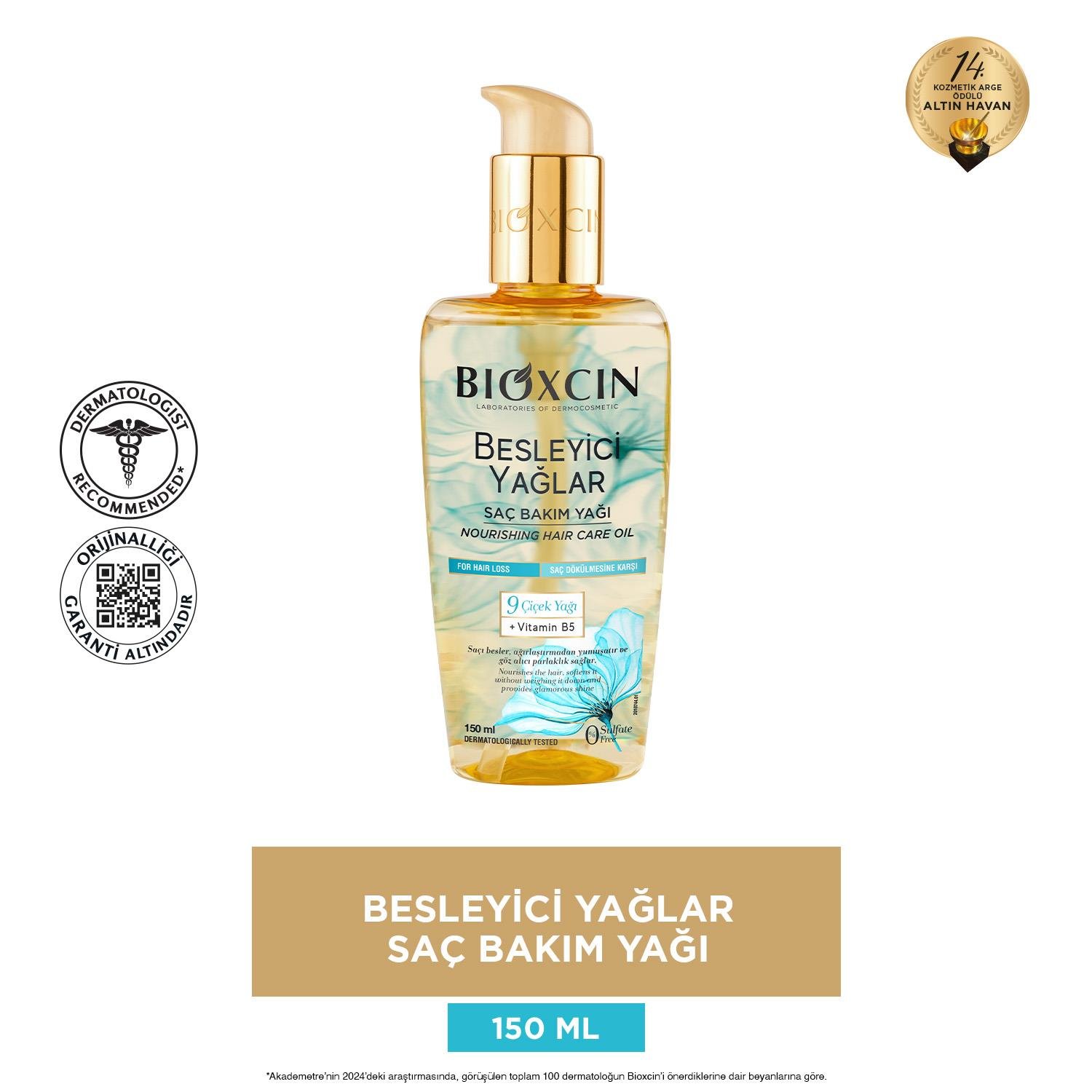 Bioxcin Besleyici Yağlar Saç Bakım Yağı 150 ml - Bioxcin