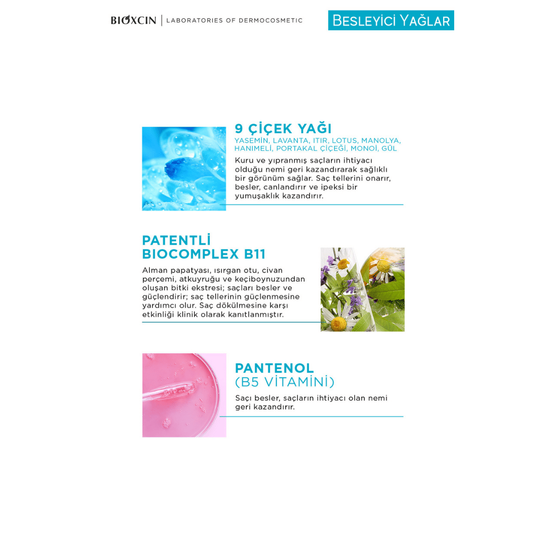 Bioxcin Besleyici Yağlar Şampuan 300 ml - 3 Al 2 Öde - Bioxcin