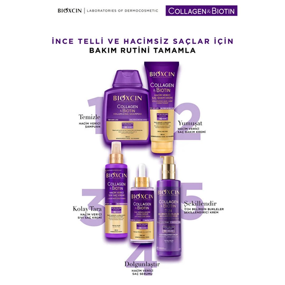 Bioxcin Collagen & Biotin 7/24 Krem 200 ml - Bioxcin