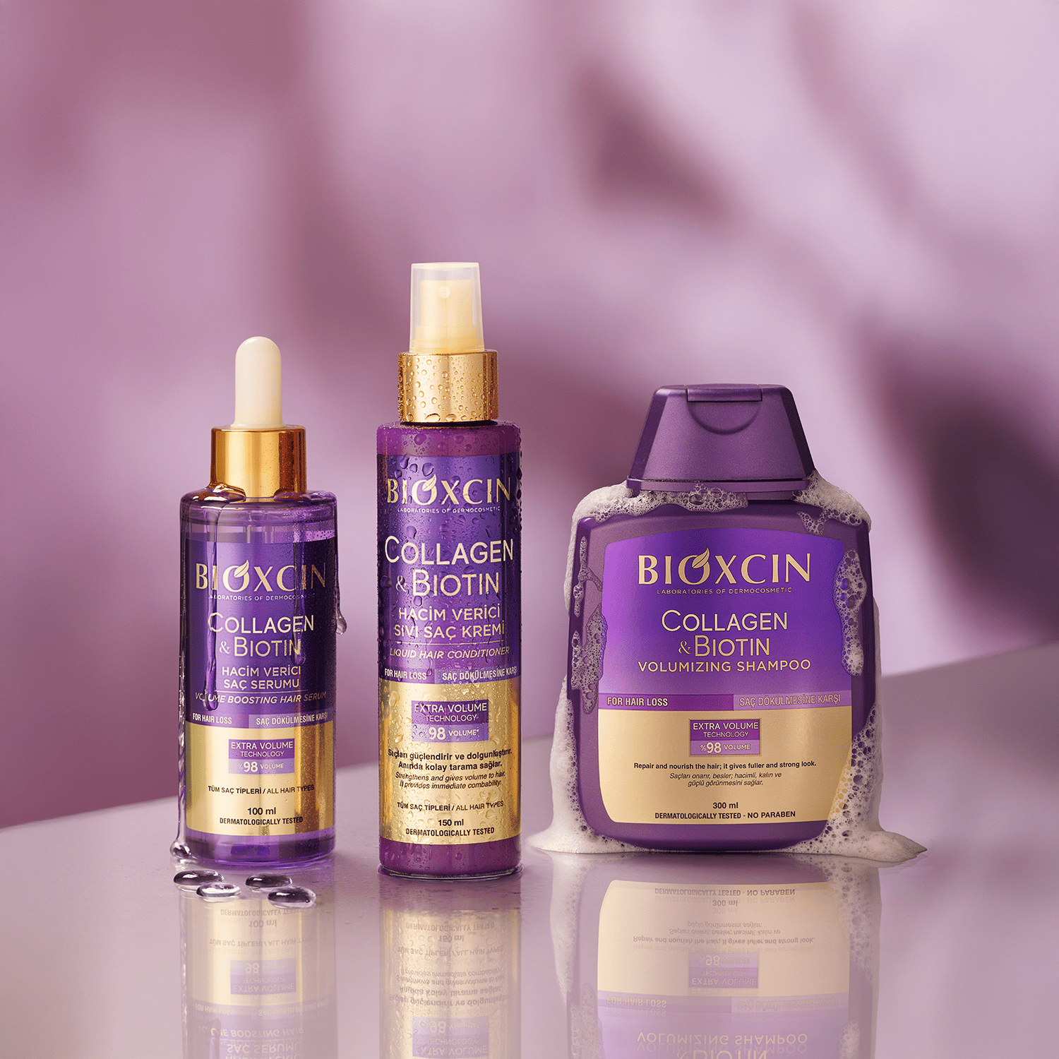 Bioxcin Collagen Biotin Saç Dökülmesine Karşı Şampuan 300 ml - Bioxcin