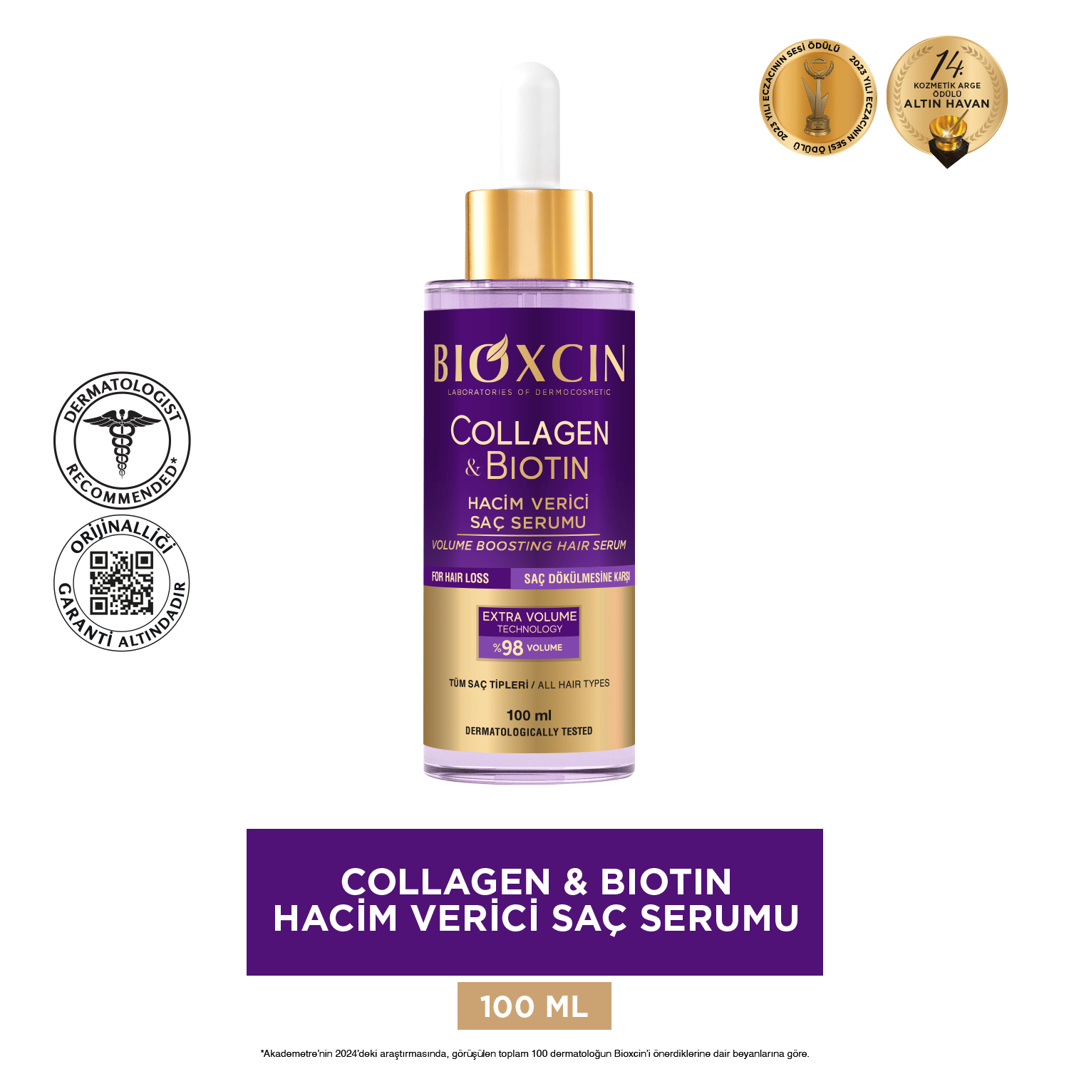 Bioxcin Collagen Biotin Saç Serumu 100 ml - Bioxcin