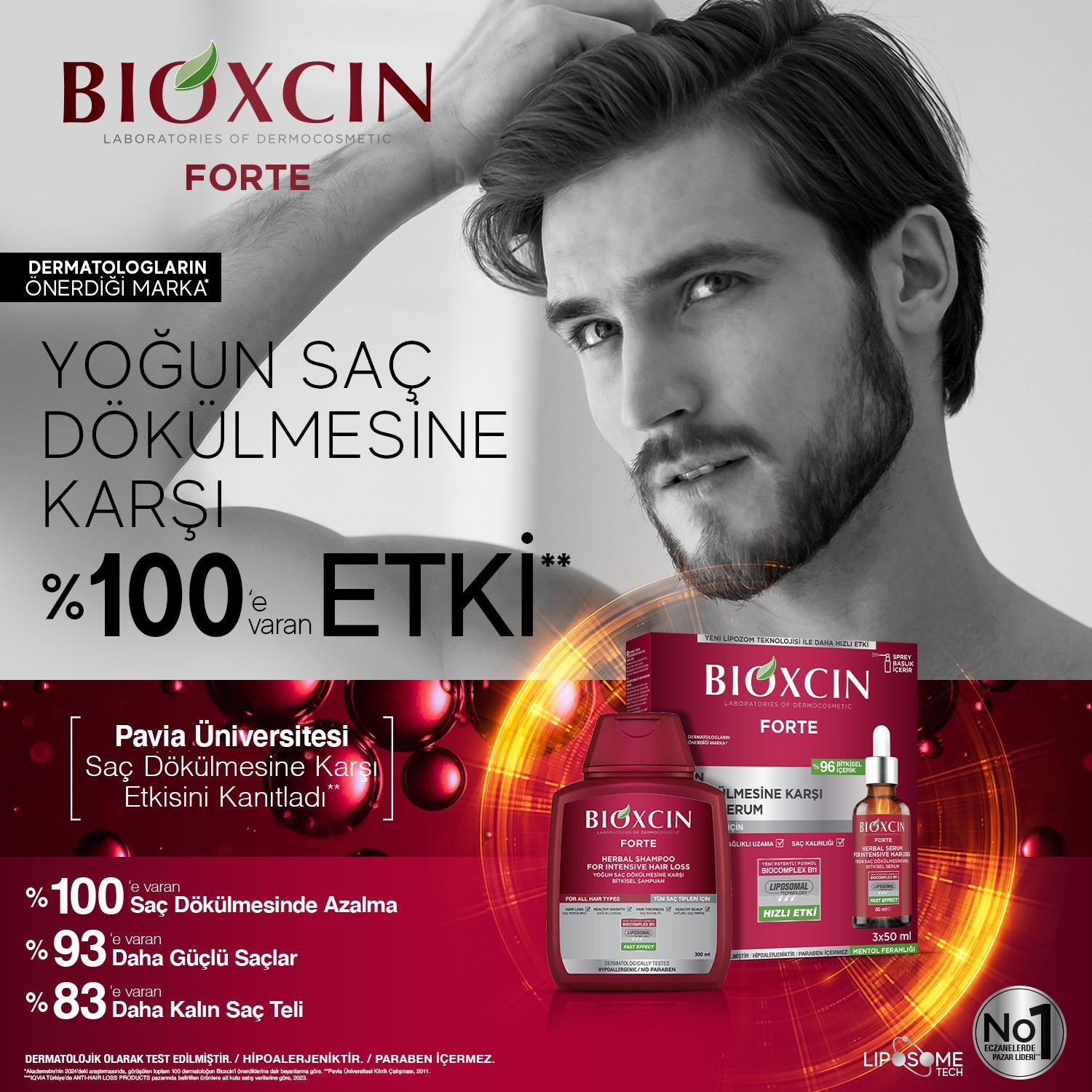 Bioxcin Forte Bitkisel Şampuan 300 ml - Bioxcin