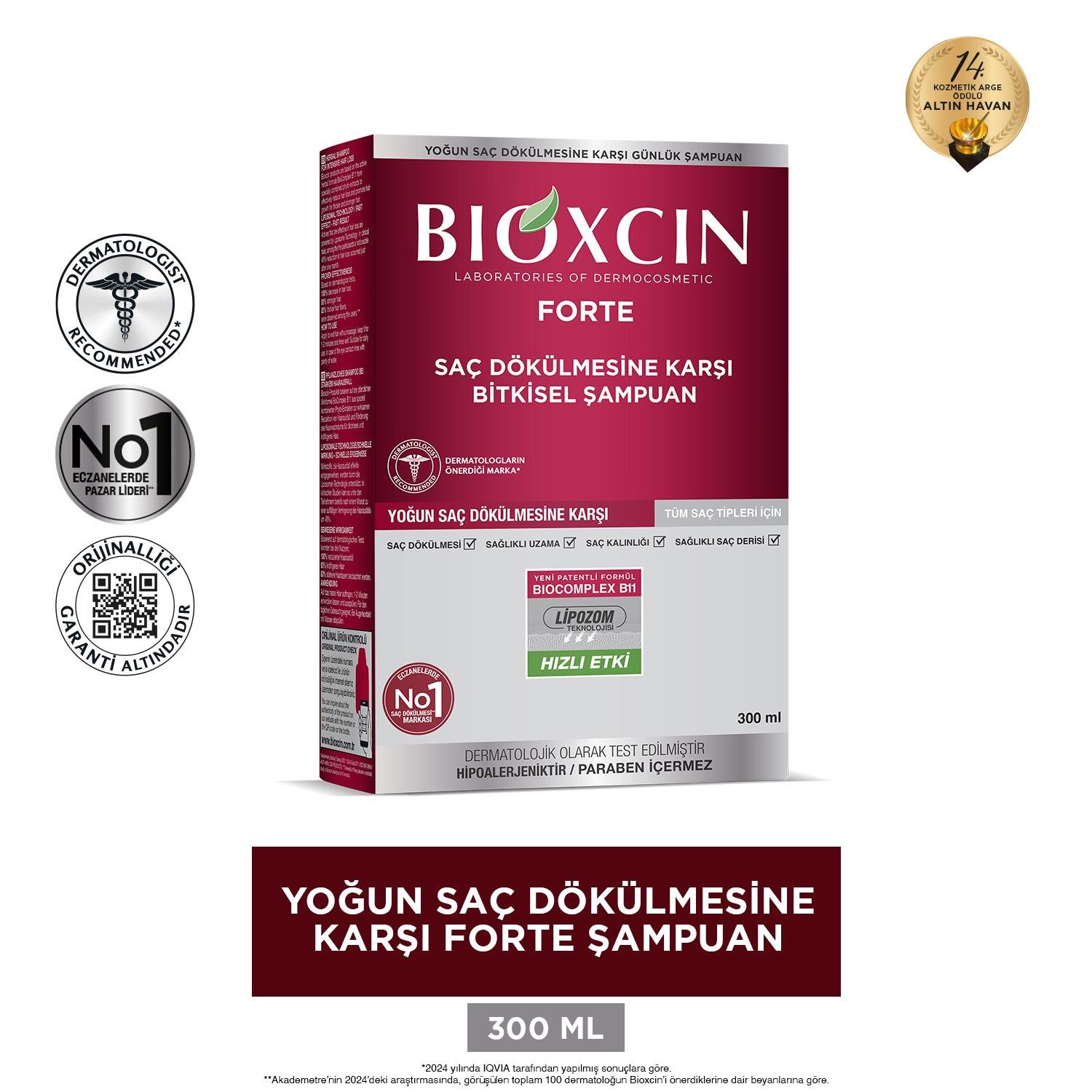Bioxcin Forte Bitkisel Şampuan 300 ml - Bioxcin