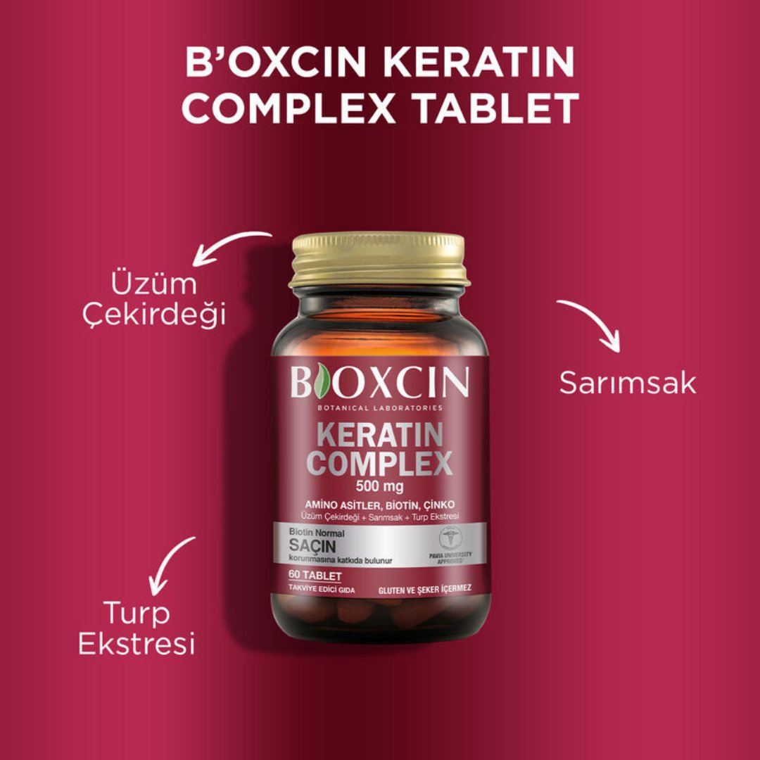 Bioxcin Forte Keratin Complex Tablet Takviye Edici Gıda 60 Tablet - Bioxcin