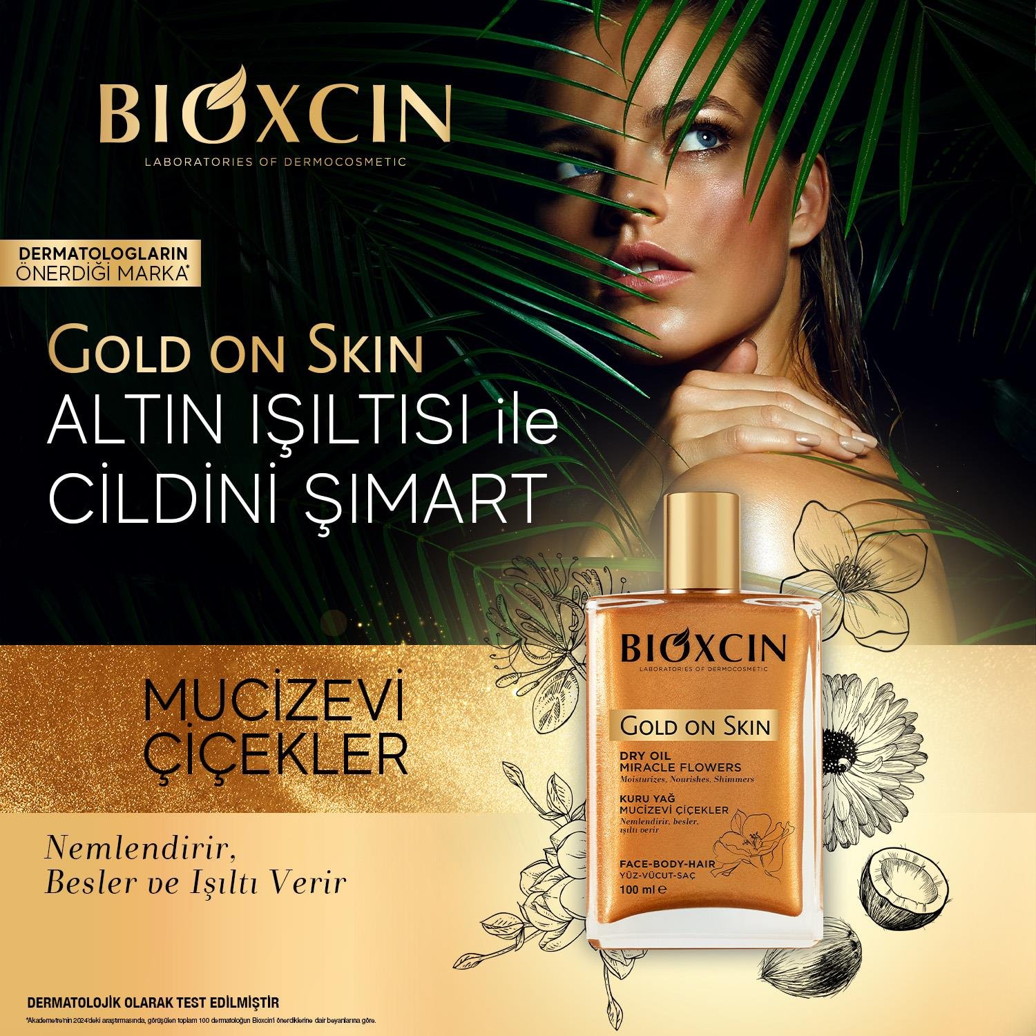 Bioxcin Gold on Skin Kuru Yağ 100 ml - Bioxcin