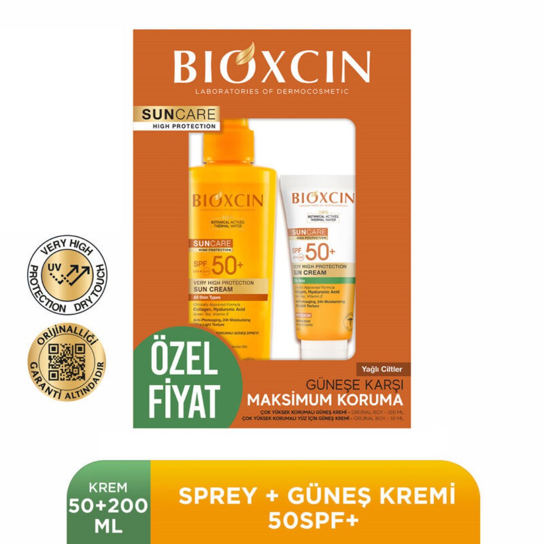 Bioxcin Güneşe Karşı Maksimum Koruma Seti Yağlı Ciltler - Bioxcin