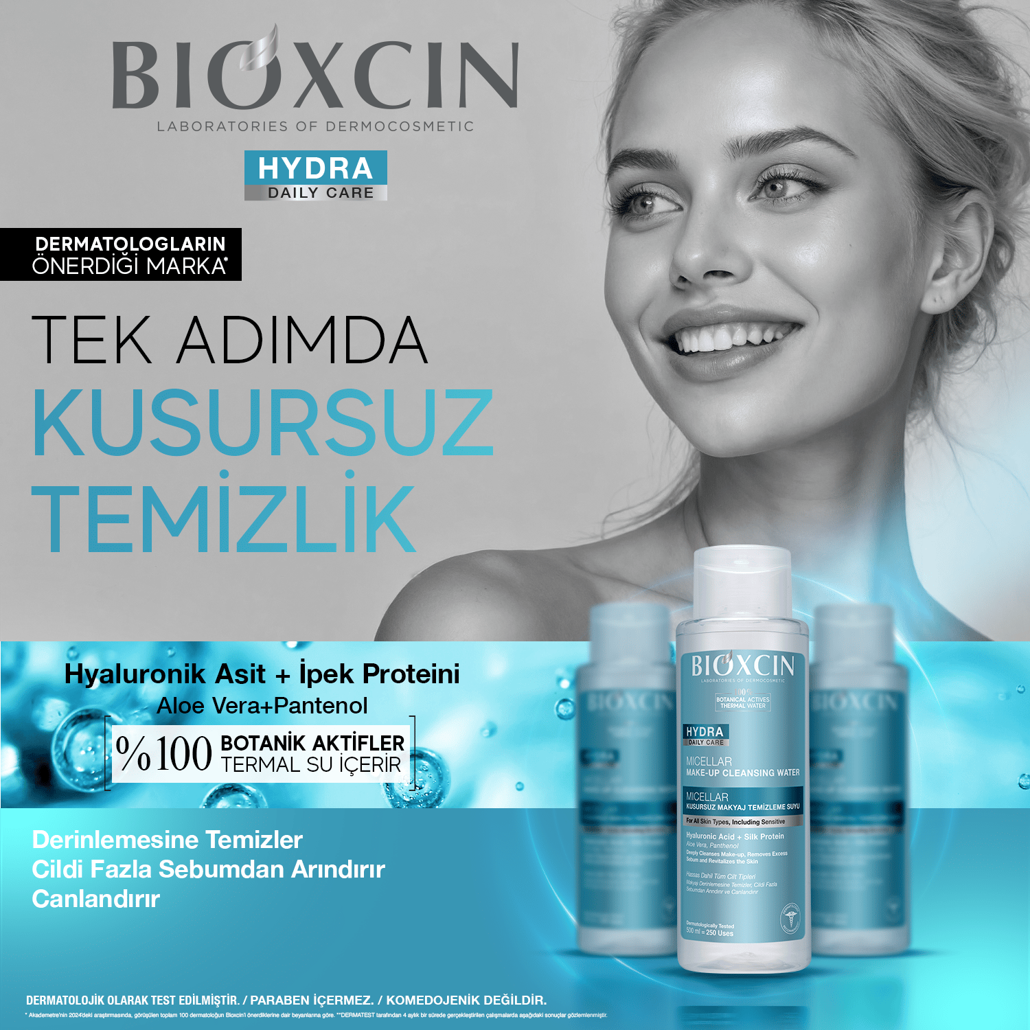 Bioxcin Hydra Micellar Su 500ml 1 Alana 1 Hediye - Bioxcin