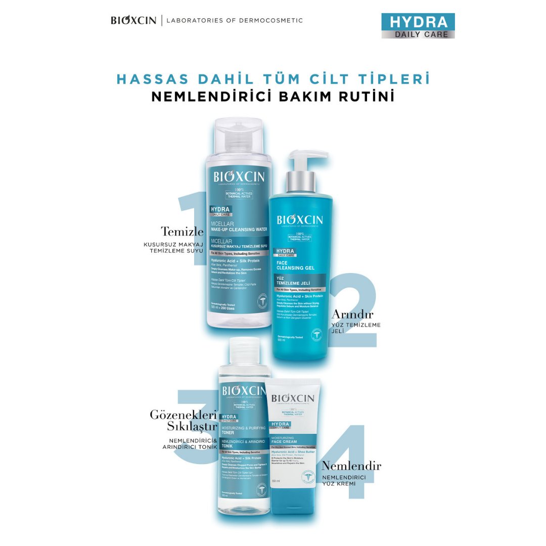 Bioxcin Hydra Nemlendirici Yüz Kremi Kuru ve Normal Ciltler 50 ml - Bioxcin