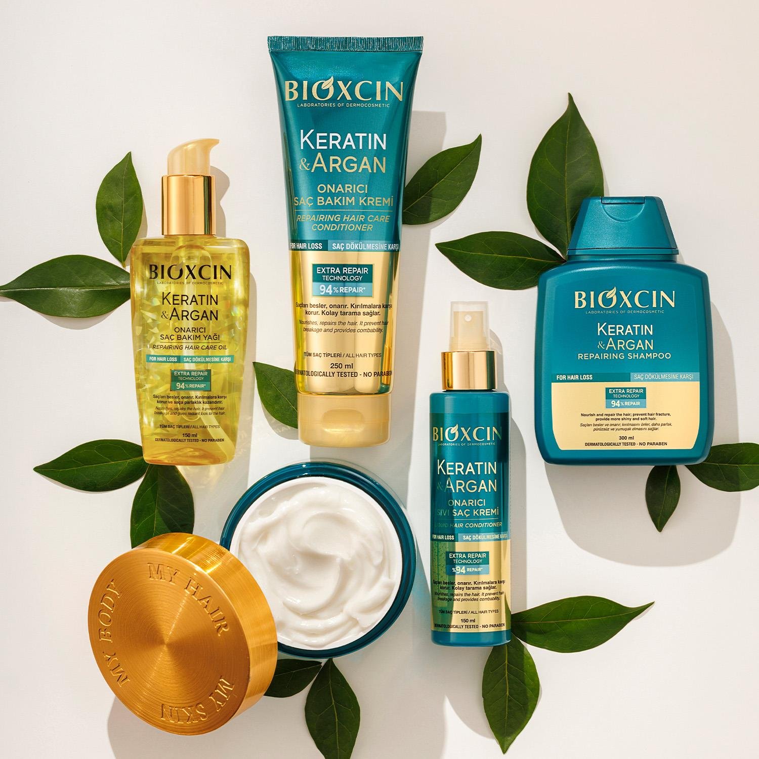 Bioxcin Keratin ve Argan Onarıcı Şampuan 2x300 ml - Bioxcin