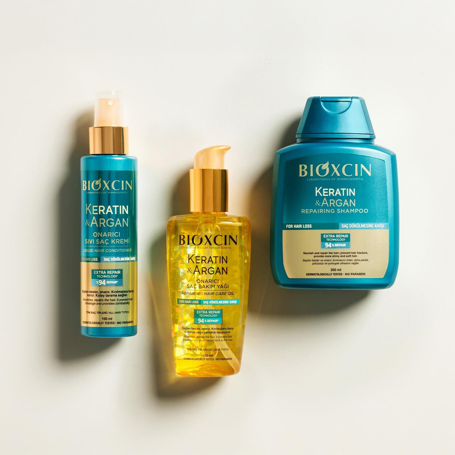 Bioxcin Keratin ve Argan Onarıcı Sıvı Saç Kremi 150 ml - Bioxcin