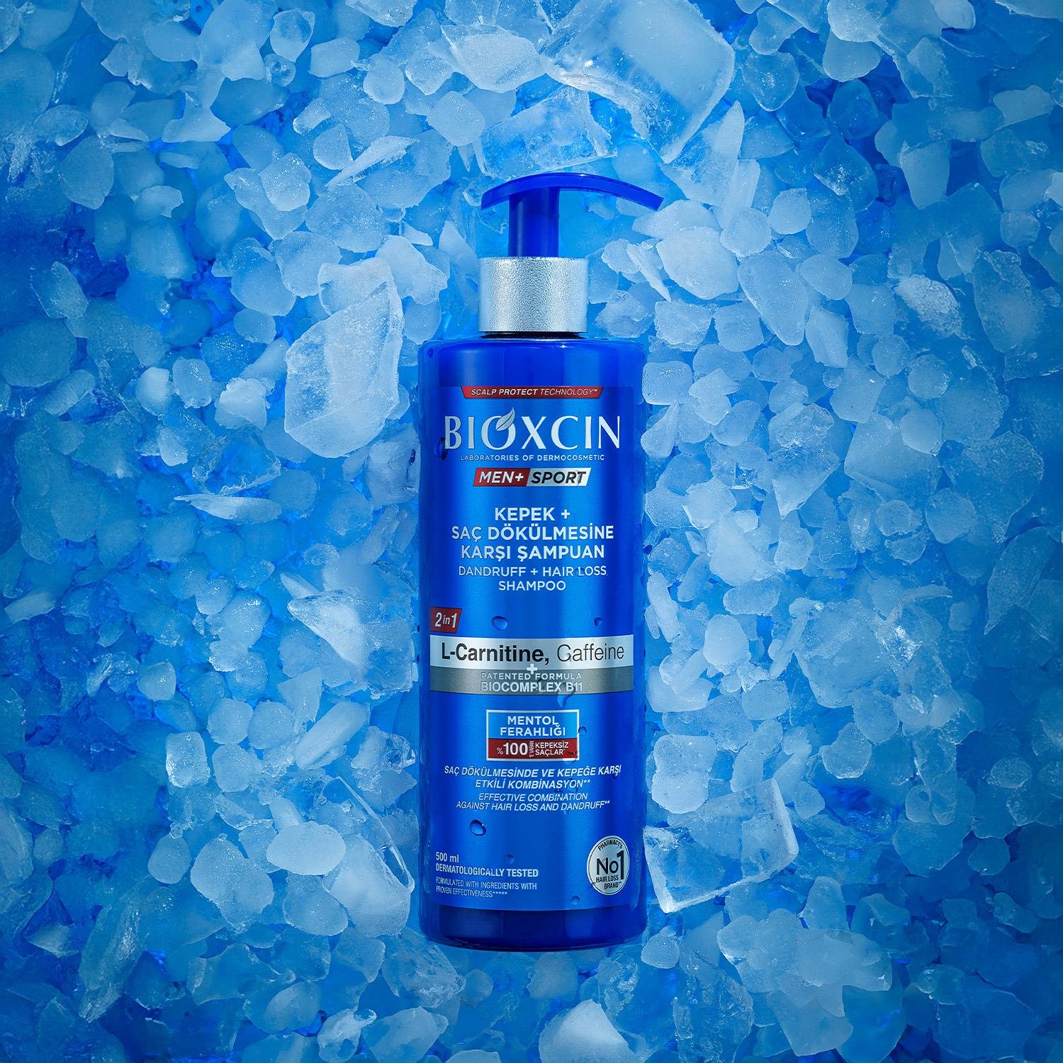 Bioxcin Men Sport Kepe ve Saç Dökülmesine Karşı Şampuan 500 ml - Bioxcin