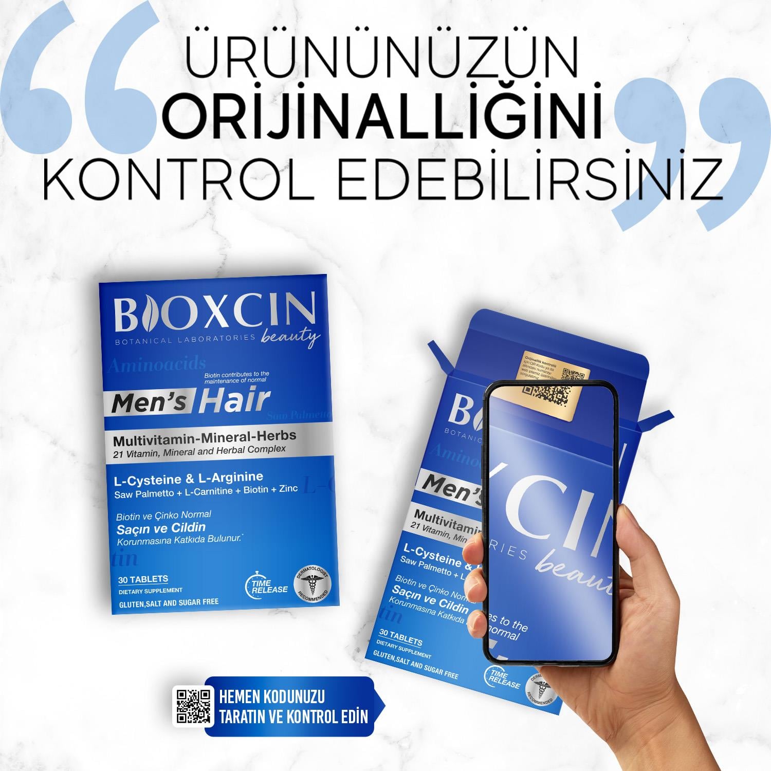 Bioxcin Mens Hair 30 Tablet - Bioxcin