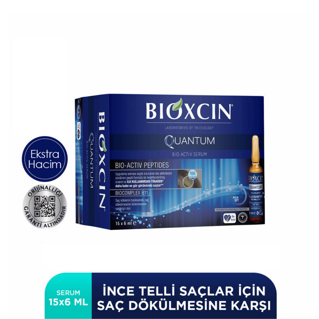 Bioxcin Quantum Saç Güçlendirici Serum 15 x 6 ml - Bioxcin