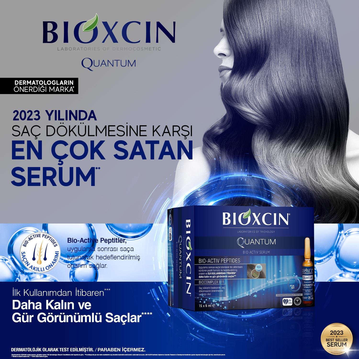 Bioxcin Quantum Saç Güçlendirici Serum 15 x 6 ml - Bioxcin