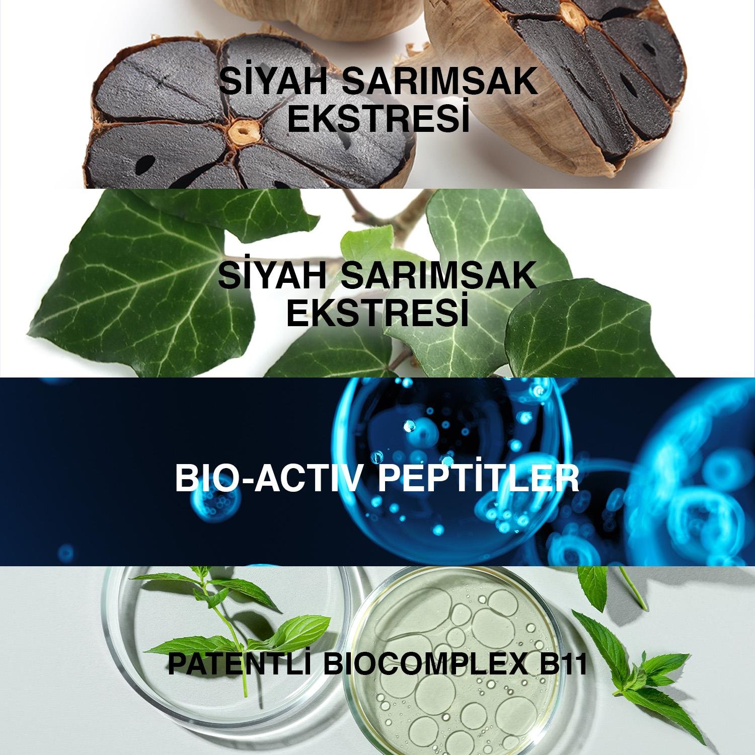 Bioxcin Saç Dökülmesine Karşı Siyah Sarımsak Şampuanı 300 ml | 3 al 2 öde - Bioxcin