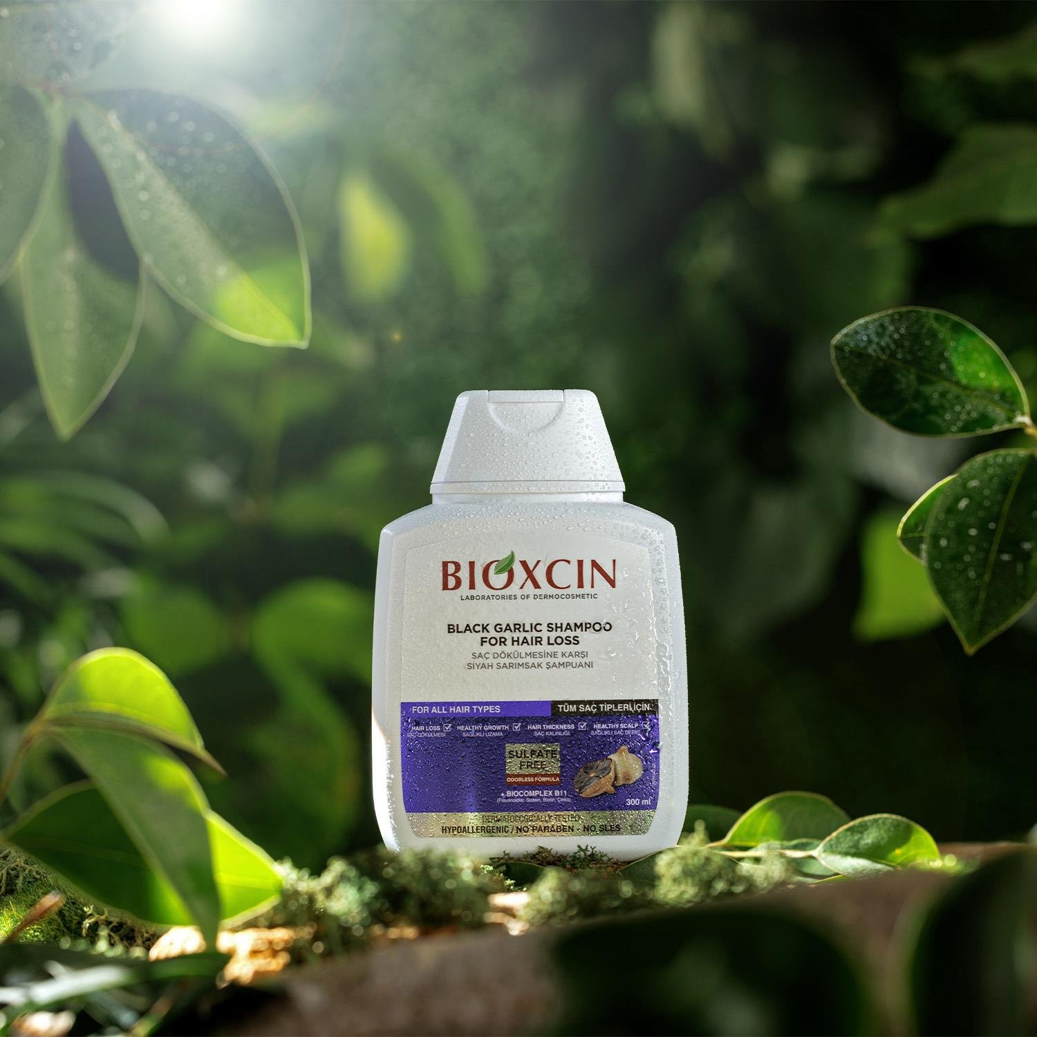 Bioxcin Saç Dökülmesine Karşı Siyah Sarımsak Şampuanı 300 ml | 3 al 2 öde - Bioxcin