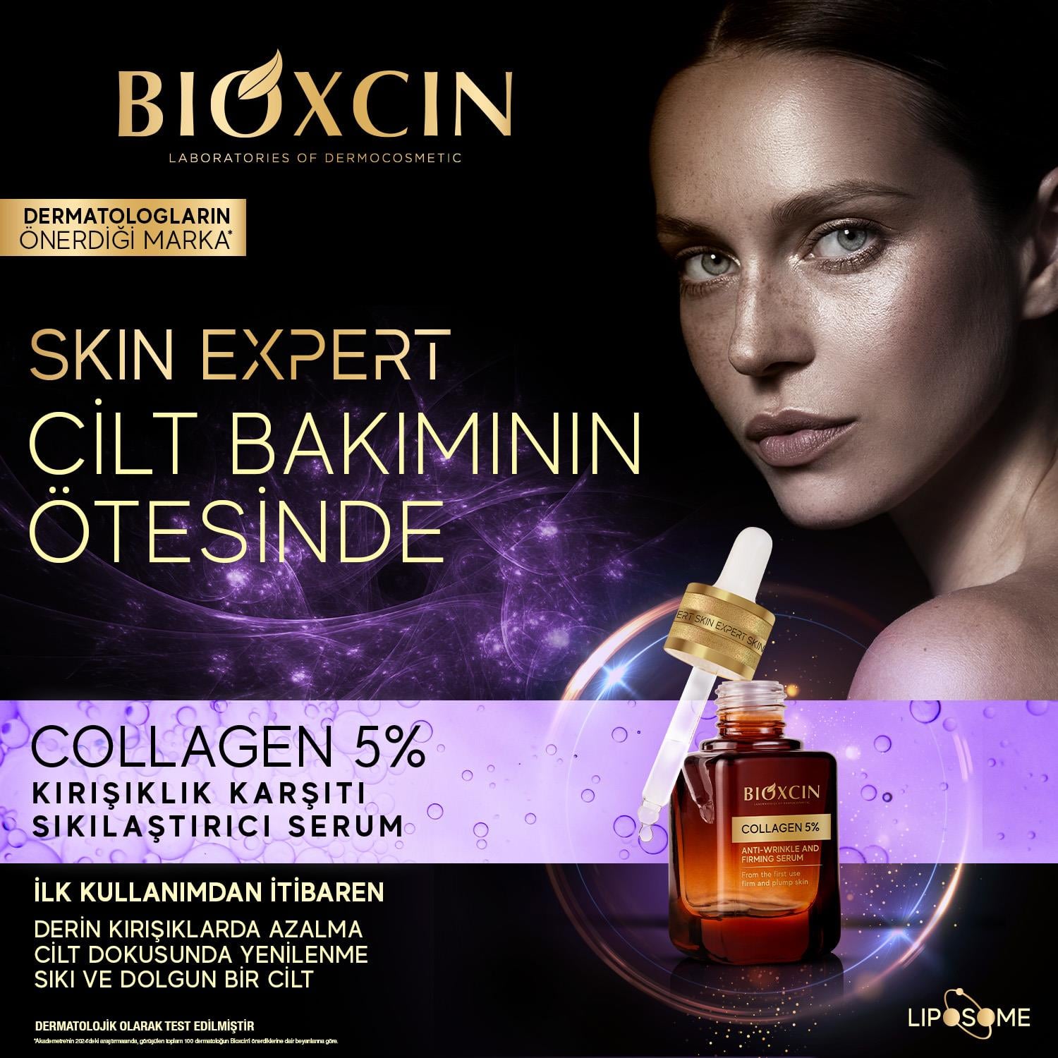 Bioxcin Skin Expert Collagen 5% Kırışıklık Karşıtı Sıkılaştırıcı Serum 30 ml - Bioxcin