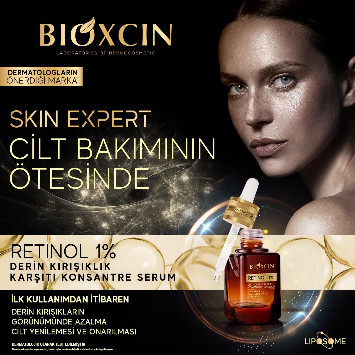 Bioxcin Skin Expert Retinol 1% Derin Kırışıklık Karşıtı Konsantre Serum 30 ml  - Bioxcin