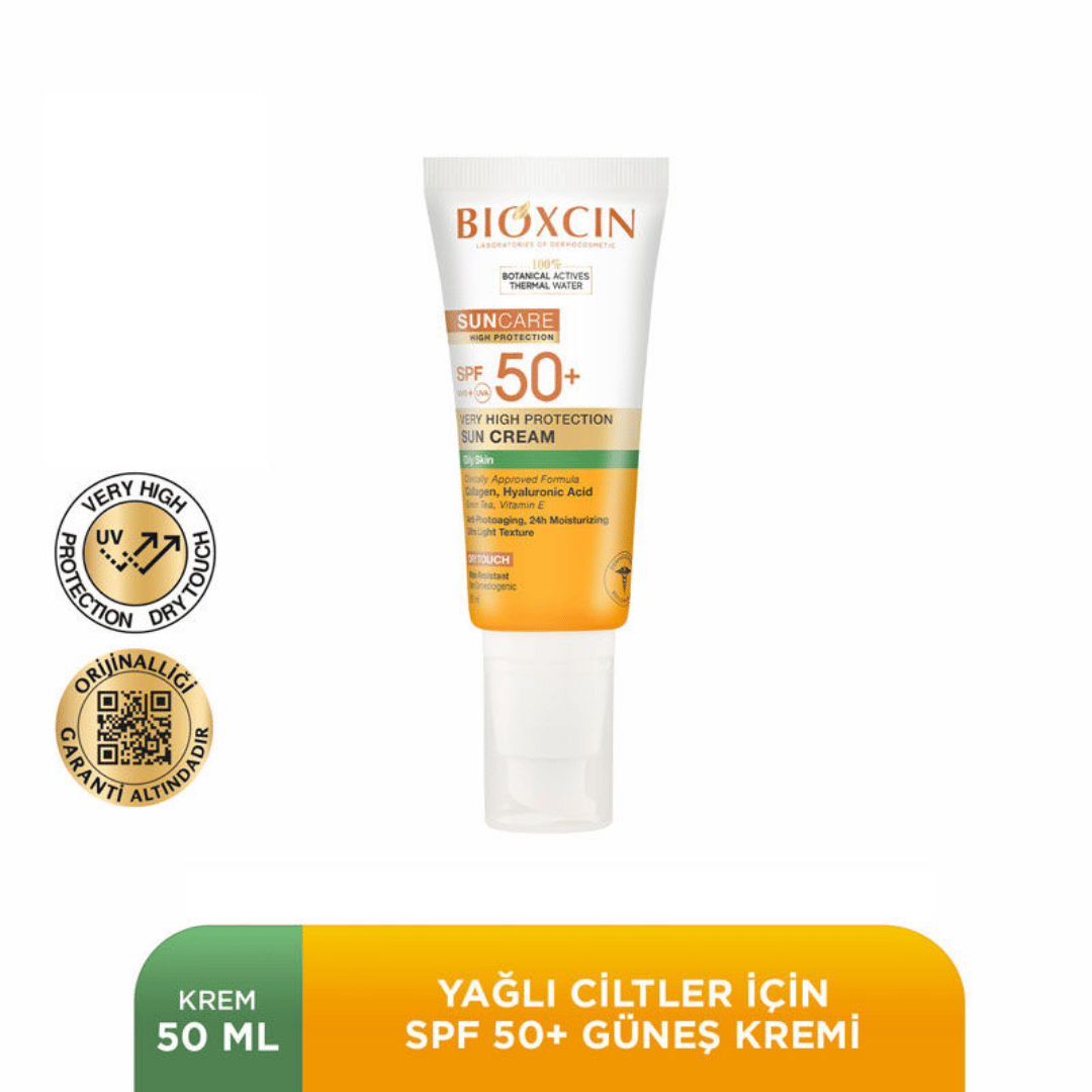 Bioxcin Sun Care Yağlı Ciltler İçin Güneş Kremi Spf 50+ 50 ml - Bioxcin