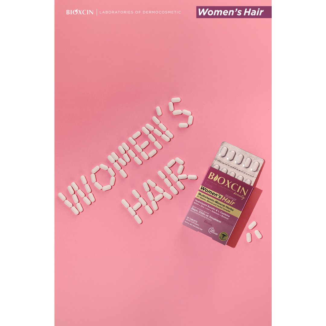 Bioxcin Women Hair Set - 30 Tablet + Şampuan 100 ml Hediyeli - Bioxcin