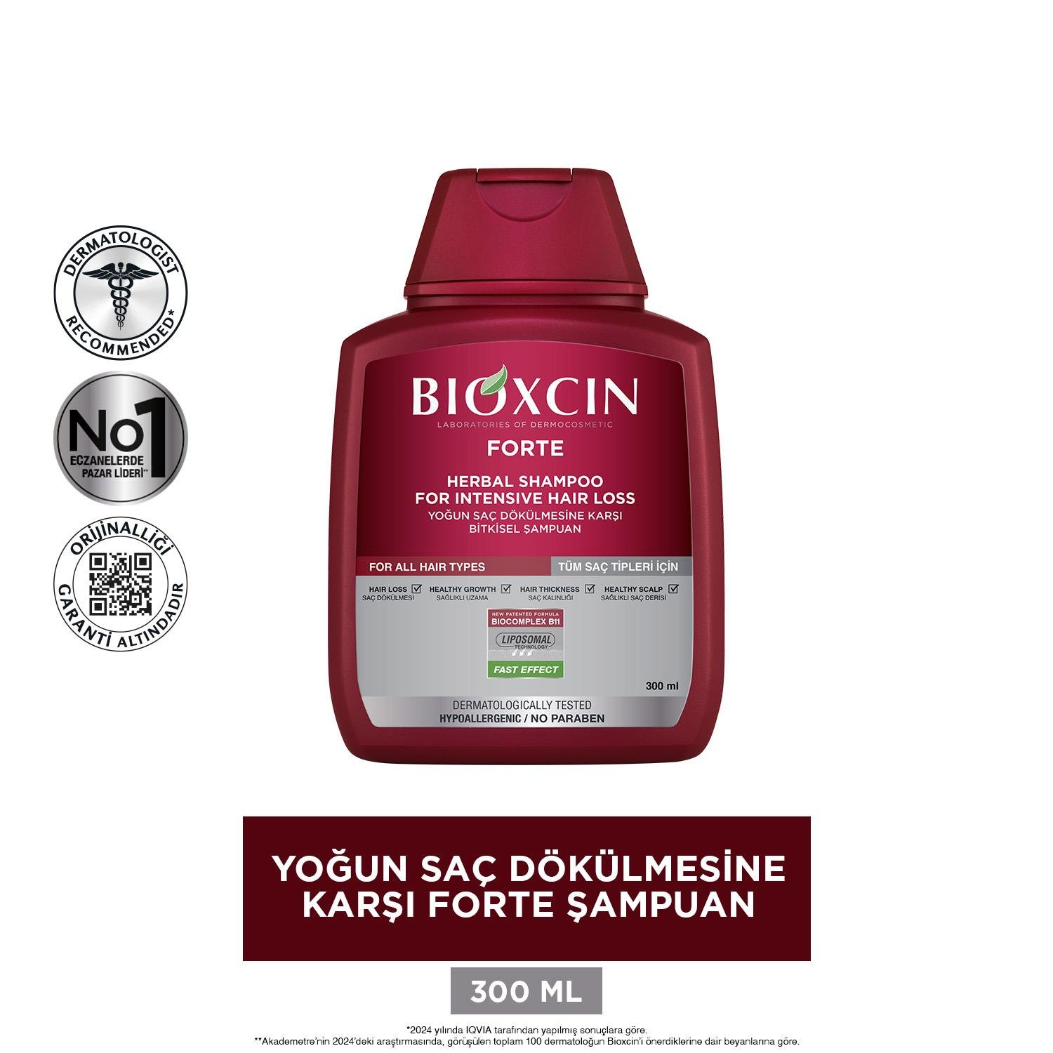 Bioxin Forte Yoğun Saç Dökülmesi İçin Bakım Kiti - Bioxcin