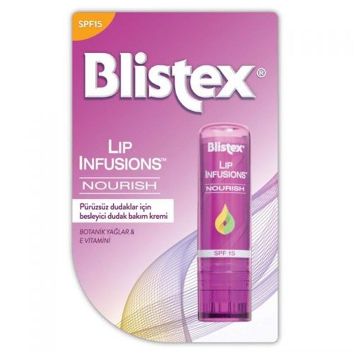Blistex Pürüzsüz Dudaklar için Bakım Lip Infusions Nourish SPF15 3,7 gr - Blistex